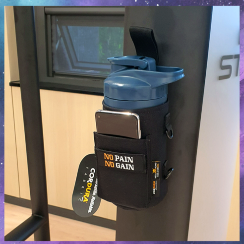 헬킹콩 마그네틱 보틀 파우치 헬스 자석 만능 물병 가방