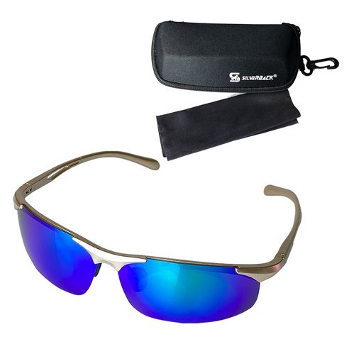 다목적으로 사용할 수 있는 씨케이 초경량 편광 선글라스 총중량 14g, 바다와 민물에서 사용 가능한 신소재 제품, MTB, 골프, 등산, 드라이브 등 다양한 활동에 적합, 물 속에서도 사용 가능한 메탈릭 실버와 비비드 블루 컬러로, 찌와 물 속을 투명하게 확인할 수 있습니다. 낚시선글라스