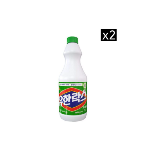 유한락스 후레쉬, 1L, 2개