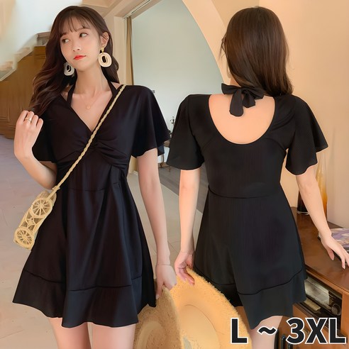 내 안의 아름다움을 깨우는 마법, 빅사이즈 체형커버 모니키니 수영복 빅사이즈수영복