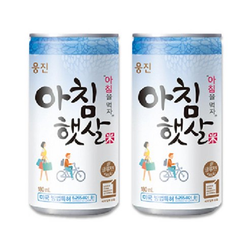 웅진 아침햇살 180ml, 30팩 음료