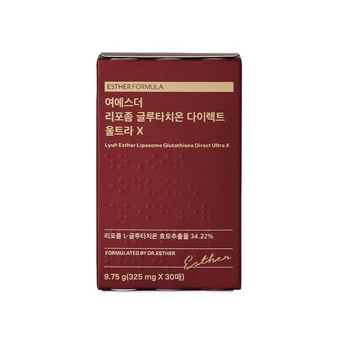 여에스더 리포좀 글루타치온 다이렉트 울트라 X (+에스더포뮬러 정품 쇼핑백), 9.75g, 1개