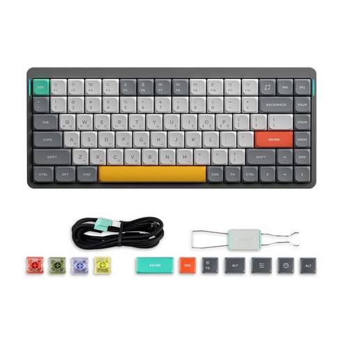 탁월한 성능과 폭넓은 커스터마이제이션 옵션을 갖춘 NUPHY AIR75 V2 기계식 키보드