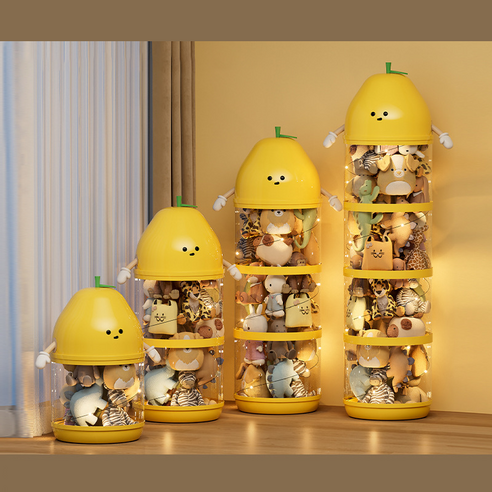 투명한 디자인과 넉넉한 수납 공간으로 아이 방을 아름답고 쾌적하게!