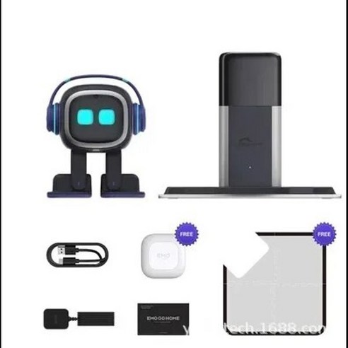 이모 지능형 로봇 애완 동물 장난감 음성 기계 Ai 퍼즐 전자 액션 데스크탑 어린이 선물, [09] only  Clothing C