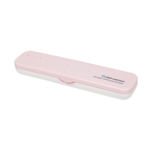 크린챔버 UV-C LED DK-900 BAT+USB충전겸용 휴대용칫솔살균기 (국내제조), 핑크