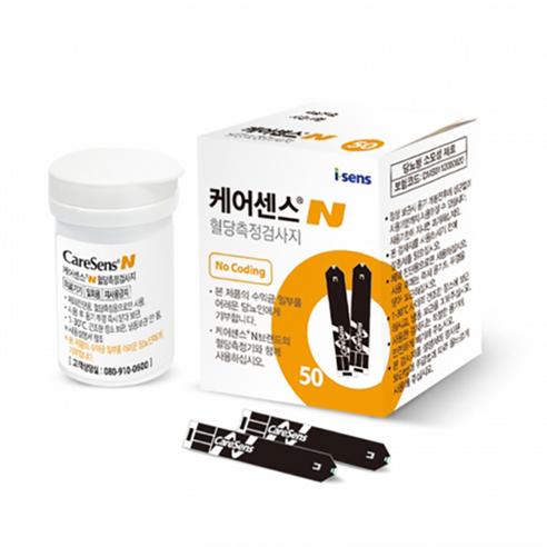 아이센스 케어센스N 혈당 스트립, 당질대사 진단, 개인용혈당검사지, 할인가 51,000원