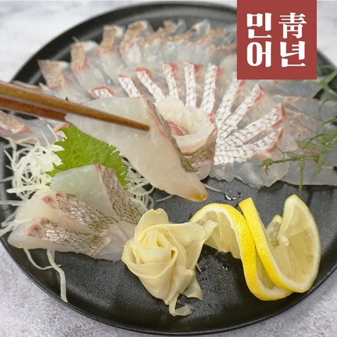 민어청년 홈마카세 국내산 자연산 보리숭어 연어 민어 참돔 광어 모둠 회 필렛, 1개, 자연산 마츠카와 참돔 필렛 150g