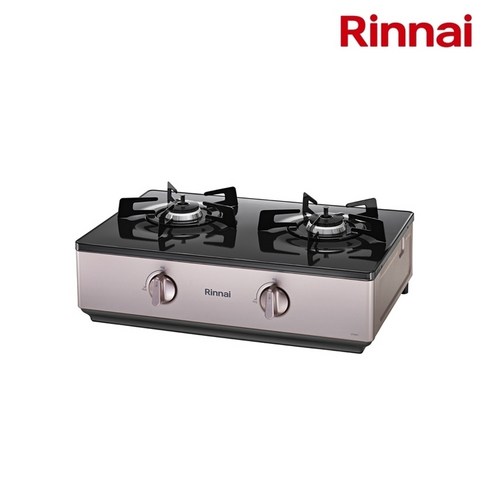 [린나이] 로즈쿠퍼 컬러 2구 가스레인지 스마트센서 (DT64FJ) 건전지교체형, 프로판가스(LPG)