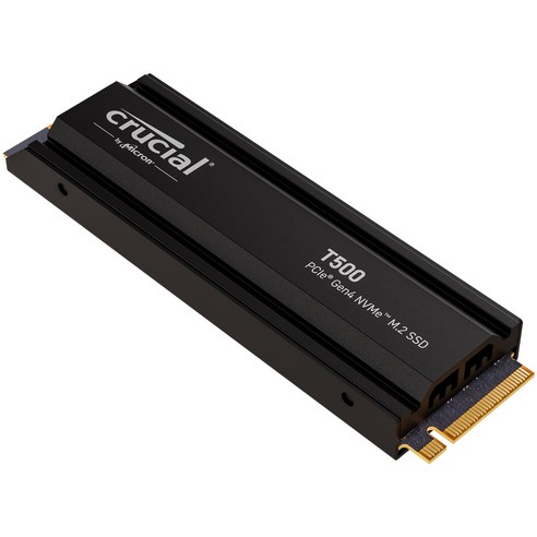 마이크론 Crucial T500 히트싱크 M.2 NVMe 아스크텍, 1TB, Crucial T500 히트싱크 아스크텍