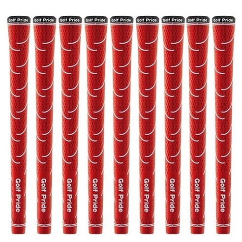 미끄럼방지 골프그립 9P, 빨간색, 9개