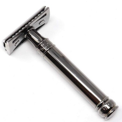 Edwin Jagger Black Gold Plated Round Handled Safety Razor … Edwin Jagger 블랙 골드 도금 라운드 핸들 안전 면도기 …, 기타, 1개입