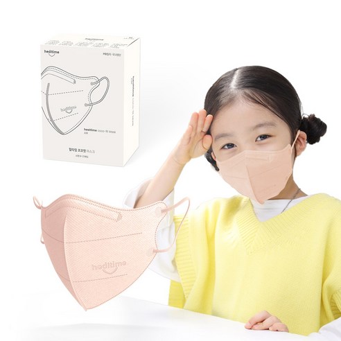 코코핏 컬러 마스크 소형M 일회용 새부리형 숨쉬기편한, 25매입, 1개, 블러쉬베이지