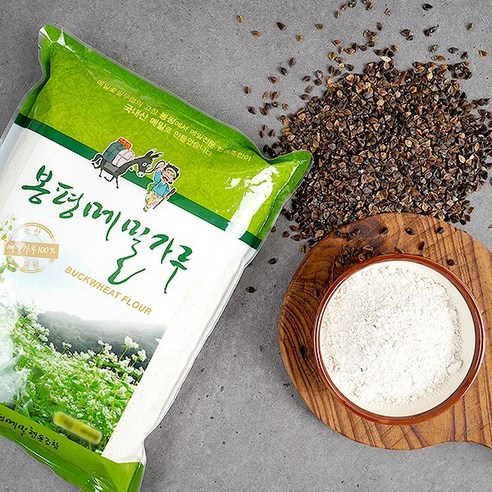 봉평메밀협동조합 순메밀가루 1kgx3, 3개, 1kg