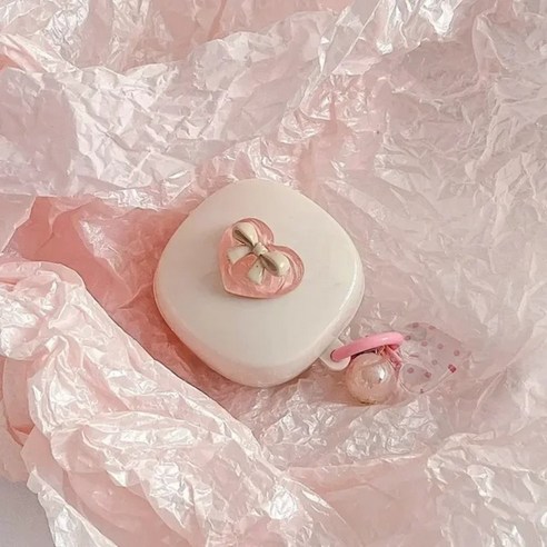 귀여운 곰 만화 삼성 갤럭시 버즈 2 프로 라이브 커버 이어폰 보호 실리콘 케이스, 버즈2프로, B
