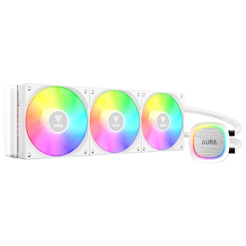 GAMDIAS AURA GL360 V2 (WHITE) CPU 3열 RGB 수냉쿨러