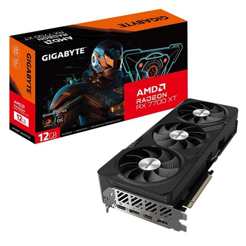 GIGABYTE Radeon RX7700XT 탑재 그래픽 보드 GDDR6 12GB 탑재 모델 [국내 정규 대리점품] GV-R77XTGAMING OC-12GD