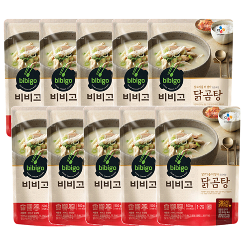 비비고 닭곰탕, 500g, 6개