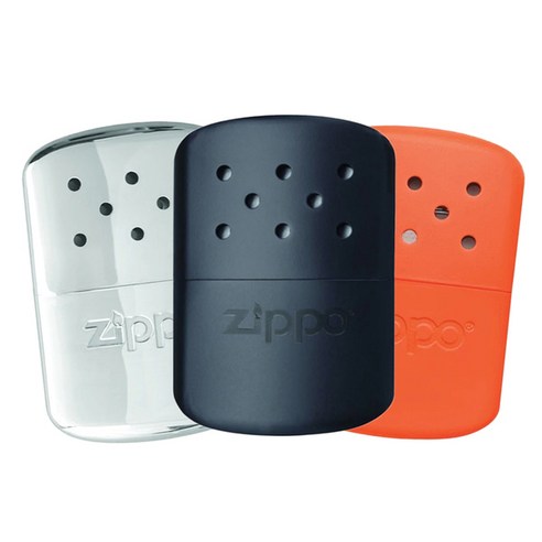 Zippo 지포 리필용 핸드워머 포켓 손난로/ 오일 포함/ 12시간 지속 3색상 40334, 블랙