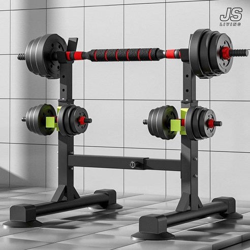JS리빙 역기 바벨 거치대로 안전하고 효율적인 홈짐을 완성하세요!