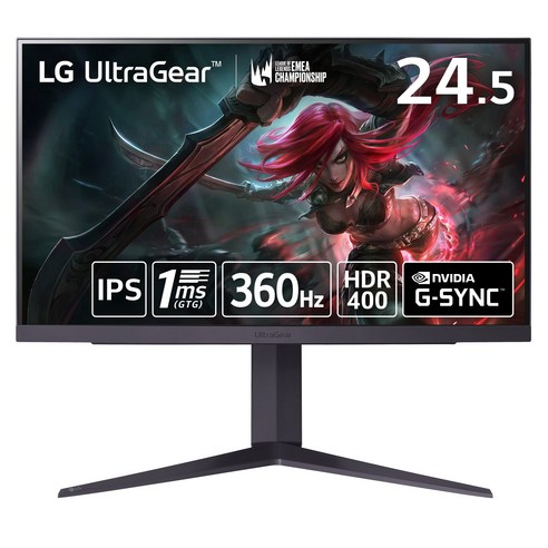 25gr75fg LG UltraGear 360Hz 게이밍 모니터 – 게임 속 섬세함을 느껴보세요!