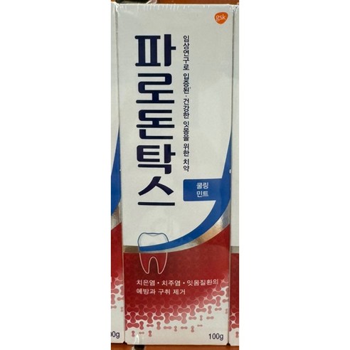 파로돈탁스 쿨링 민트 잇몸 치약, 100g, 1개