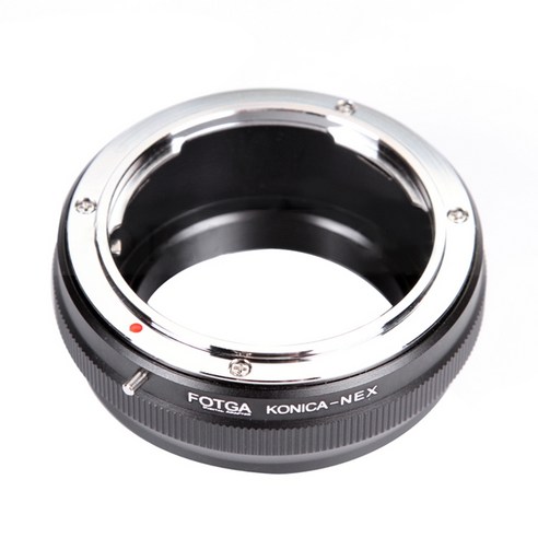AFBEST 소니 NEX3 NEX5 NEX7 카메라 렌즈 어댑터 링에 Konica-NEX AR 렌즈용 FOTGA 링, 검정