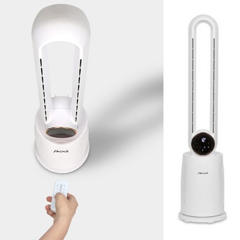 신일 날개없는 FANLESS 리모컨 무드등 공기청정 선풍기, 상세페이지 참조