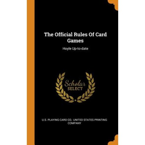 The Official Rules Of Card Games: Hoyle Up-to-date Hardcover, Franklin Classics