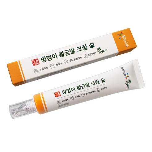 영진약품 주견야옹 멍멍이 황금발 크림-강아지 발크림 풋케어, 1개, 50ml