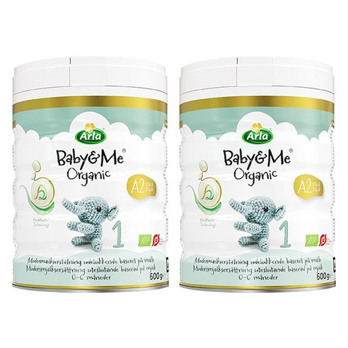 Arla 키즈 앤 미 A2 분유 1단계, 2개, 600g