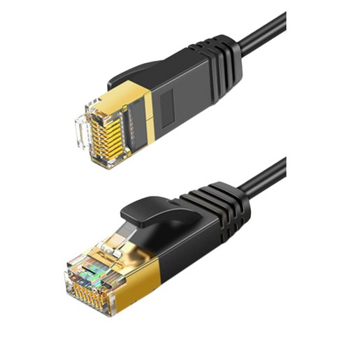 노 브랜드 Cat 8 이더넷 케이블 LAN 네트워크 Cat8 Rj45 속도 40Gbps 32AWG 라우터 모뎀(3미터), 1개