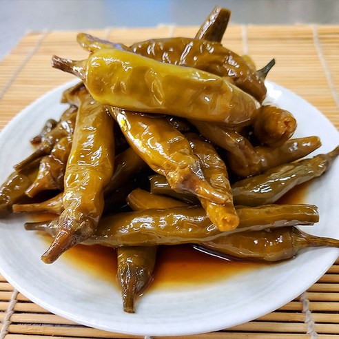 [식품의즐거움]청양골 수제 고추장아찌 500g(맵지않은맛), 500g, 1개
