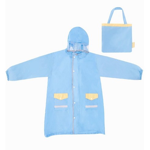 윙스트릿 하이 로우 레인코트 어린이 아동 초등학생 우비 Children''s raincoat