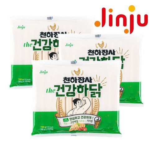 진주 천하장사 더 건강하닭 700g – 3개 묶음(1개 포함) 
과자/초콜릿/시리얼