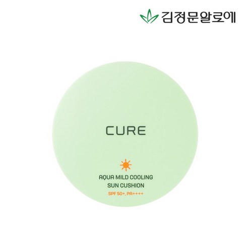 김정문알로에 큐어 아쿠아 마일드 쿨링 선쿠션 25g 시즌3, 1개