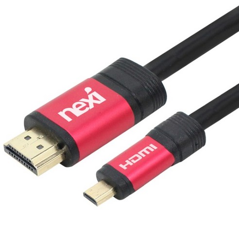 니콘 캐논 소니 HDMI to MicroHDMI 5M 4K 고화질 디카 캠코더 카메라 노트북 연결 선 케이블, 1개 빔/프로젝터/스크린