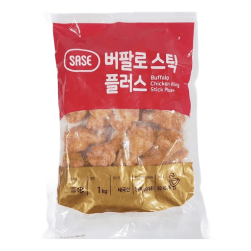 사세 버팔로 스틱 플러스 1kg 윙 대용량, 버팔로 봉 플러스 1kg, 1개