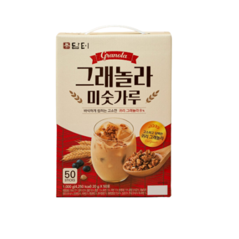 담터 그래놀라 미숫가루 20g x 50개입, 1개
