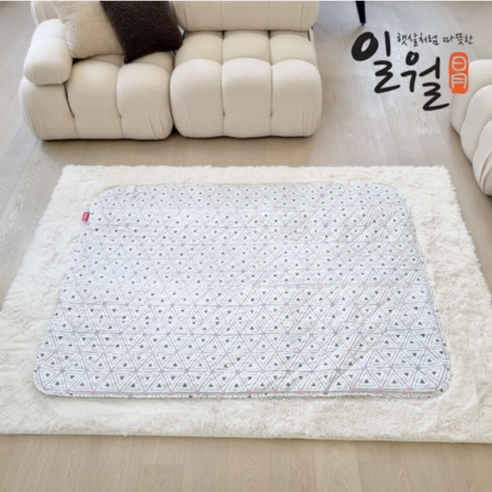 일월 해든마루 카본매트 삼각포그니 워셔블 전기매트, 90x180