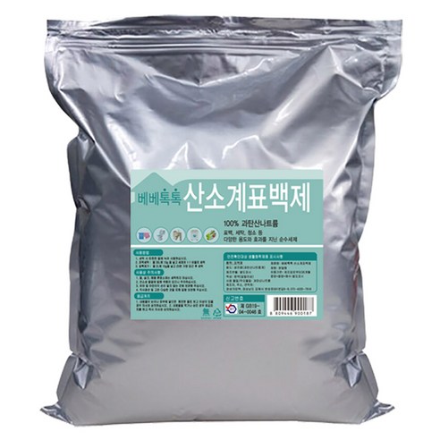 베베톡톡 과탄산소다 5kg 산소계표백제, 1개