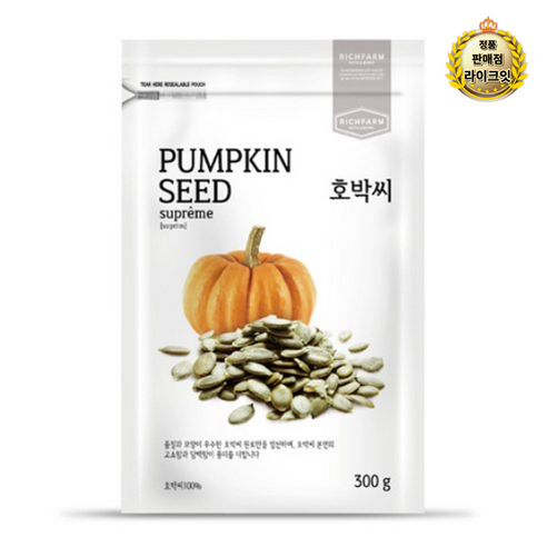 리치팜너트 호박씨, 300g, 3개, 3개, 300g