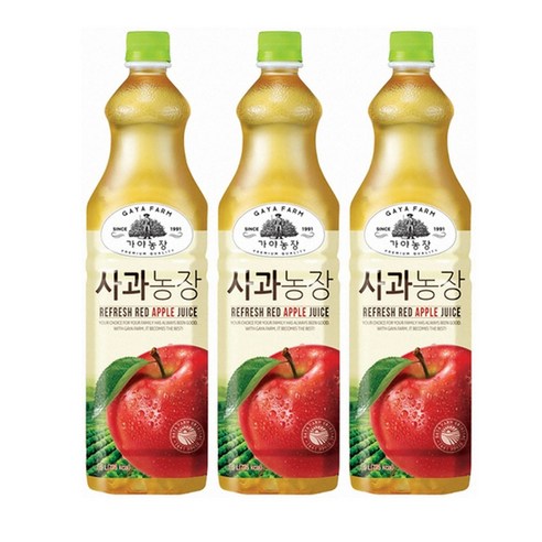 가야농장 사과농장 사과주스 1.5L [12개]