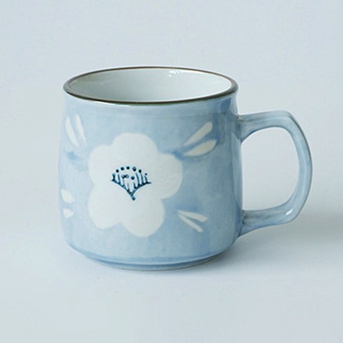 [SW] 핸드페인팅 세라믹 찻잔 일본 고대 스타일 술 커피 컵 8.5oz 미니 아침 식사 머그잔 친구를 위한 특별한 선물, Style A_8.5oz