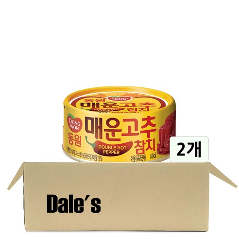 데일즈기획 동원 매운 고추 참치, 135g, 4개