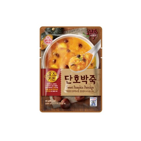 오뚜기 오즈키친 단호박죽, 450g, 1개