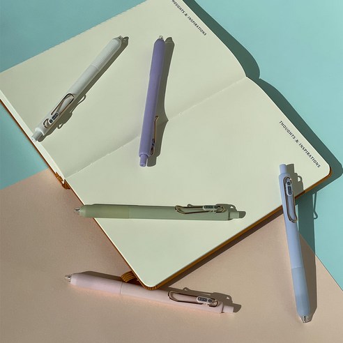 고급스럽고 다목적인 볼펜 파스텔 클립 젤펜 잉크펜