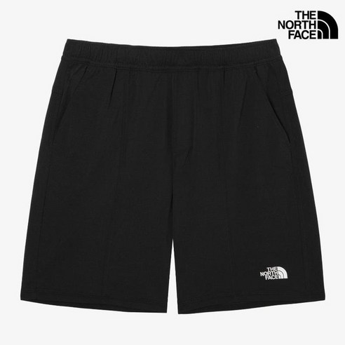 [국내매장판] 노스페이스 남성 올데이 테크 쇼츠 NS6KQ02A 여름 일상 캐쥬얼 데일리 반바지 블랙