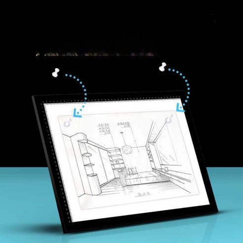 애니 드로잉 패드 LED 라이트박스 카피패드 A1 보드, 상세 페이지 참고, 3색온도항속모델A2+자석+USB케이블+잉크패드