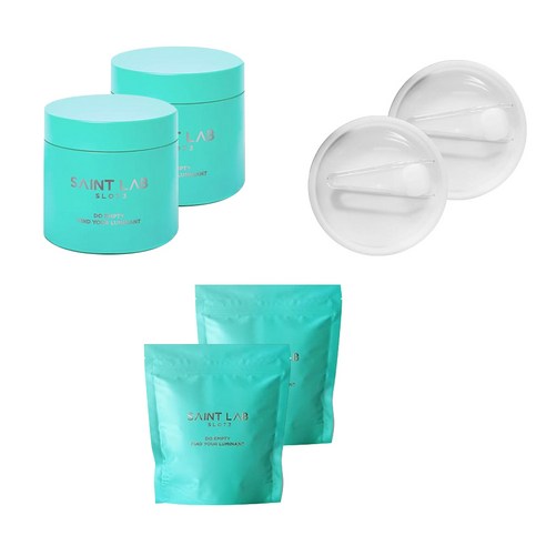 세인트랩073 루미넌트 민트 모공 토너 패드 70매 + 리필 70매 + 위생 캡 + 집게, 140g, 2세트